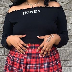 Honey black shirt